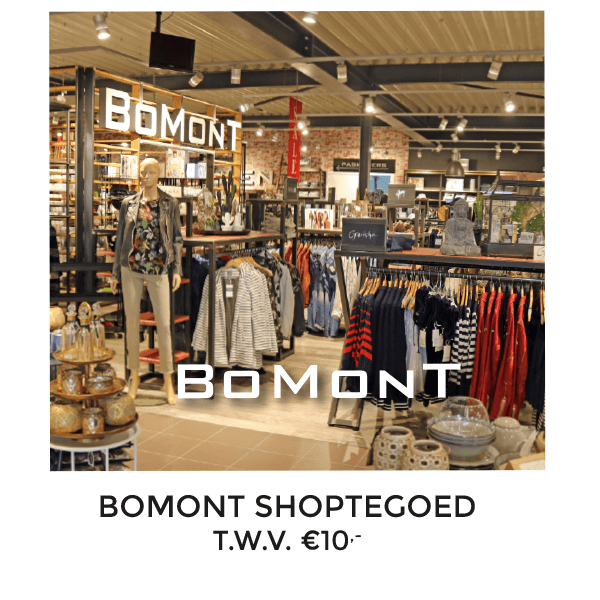 10 Euro Bomont shoptegoed!